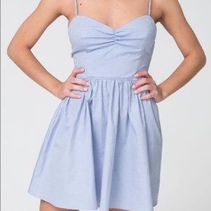 American Apparel - new lace back dress